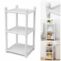 Rack organizador multiuso estante 3 prateleiras modular brinquedos lavanderia banheiro cozinha escritorio bandejas Rack organizador multiuso estante 3 prateleiras modular brinquedos lavanderia banheiro cozinha escritorio bandejas