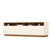 Rack Orion 03 Portas S312 Cinamomo Off White - Henn Rack Orion 03 Portas S312 Cinamomo Off White - Henn