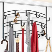 Rack Over Door Hooks LYNK Professional Home 14 Hook Black