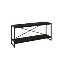 Rack P- Dynamica 120x30x56cm C-02 Prateleiras Preto ônix - Preto ônix - Rack P- Dynamica 120x30x56cm C-02 Prateleiras Preto ônix - Preto ônix -