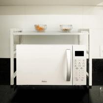 Rack p/ Microondas c/ 1 Prateleira, cor BRANCA - WHL-001