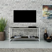 Rack P/TV C/02 Prateleiras Dynamica 120cm Est.Branca Rack P/TV C/02 Prateleiras Dynamica 120cm Est.Branca
