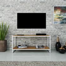 Rack P/TV C/02 Prateleiras Dynamica 120cm Est.Branca Rack P/TV C/02 Prateleiras Dynamica 120cm Est.Branca