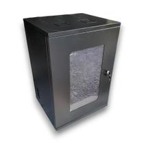 Rack padrao 19'' 16u x 470mm visor acril Rack padrao 19'' 16u x 470mm visor acril