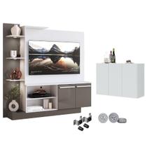 Rack Painel c/Suporte TV até 55"/Aparador Multimóveis MP1098 Rack Painel c/Suporte TV até 55"/Aparador Multimóveis MP1098