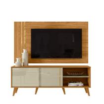 Rack Painel Combo Cronos Cumaru Opala TV 60 Pol