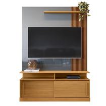 Rack Painel Home 136cm Para TV 60 Polegadas Chicago Lukaliam Tauari/Cinza