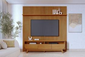 Rack+Painel Luna para TV de até 75 polegadas - Cumaru - Madetec