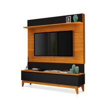 Rack Painel Para Tv até 75 Polegadas Antalya Preto Freijó Luapa Rack Painel Para Tv até 75 Polegadas Antalya Preto Freijó Luapa
