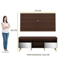 Rack Painel Retrô Com Espelho Para Até 65Fg3138