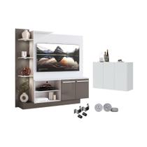 Rack Painel-Suporte Para Tv Até 55" E Aparador Multimóveis