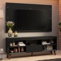 Rack Painel TV Até 65" Pés Preto Texas