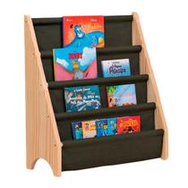Rack Para Livros Infantil, Bookshelf Montessoriano 4 Bolsos