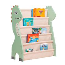 Rack Para Livros Infantil, Bookshelf Montessoriano Dino
