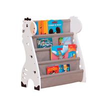 Rack Para Livros Infantil, Bookshelf Montessoriano Zebrinha