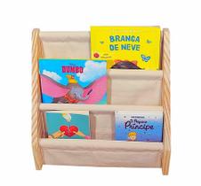 Rack Para Livros Infantil, Mini Standbook Montessoriano - Curumim Kids Room
