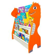 Rack Para Livros Infantil, Rack Book Montessoriano De Girafa G