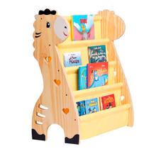 Rack Para Livros Infantil, Standbook Montessoriano Safári