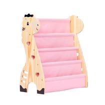Rack Para Livros Infantil, Standbook Montessoriano Safári