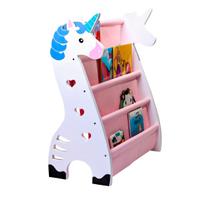 Rack Para Livros Infantil Standbook Montessoriano Únicornio