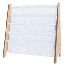 Rack para livros reciclado - blueberry cinza- 3 sprouts