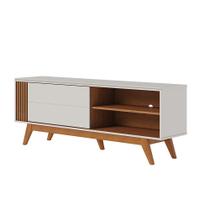 Rack para Sala Bancada de TV 60'' 1 Porta Ripado Tarsila C04 - D'Rossi Rack para Sala Bancada de TV 60'' 1 Porta Ripado Tarsila C04 - D'Rossi