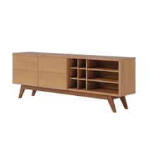 Rack Para Sala Bancada De Tv 70 Pol 180cm Cinthia C04 - D'rossi Cor Freijó Rack Para Sala Bancada De Tv 70 Pol 180cm Cinthia C04 - D'rossi Cor Freijó