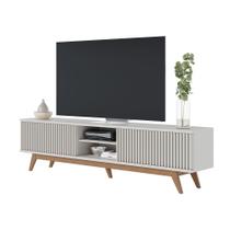 Rack para Sala Bancada de TV 75 Pol 218cm Pollyana C04 - D'Rossi