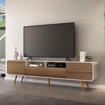 Rack para Sala Bancada de TV 85 Pol 220cm Alissa H01 - D'Rossi Rack para Sala Bancada de TV 85 Pol 220cm Alissa H01 - D'Rossi