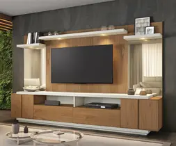 Rack para sala com painel grande 2 metros Opala Montanhês