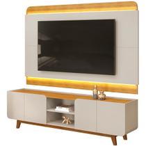 Rack Para Sala Com Painel Para 75 Pol Led Cine D05 Bali Cedro Rack Para Sala Com Painel Para 75 Pol Led Cine D05 Bali Cedro