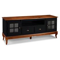 Rack para Sala com Pés Luis XV 2 Portas 2 Gavetas e Nicho Hannover 60812 Linz Móveis