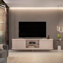 Rack Para Sala De Estar 75 Pol Atlantis D05 Off White