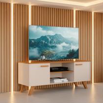 Rack Para Sala de Estar, Estante para TV Moderno Com Prateleiras Rebeca para até 50 Polegadas Rack Para Sala de Estar, Estante para TV Moderno Com Prateleiras Rebeca para até 50 Polegadas