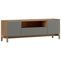 Rack Para Sala de Estar TV 50 Pol 2 Portas 1 Gaveta Esdras F06 Oak Ferrolack - Lyam Decor Rack Para Sala de Estar TV 50 Pol 2 Portas 1 Gaveta Esdras F06 Oak Ferrolack - Lyam Decor