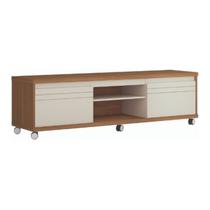 Rack para Sala de TV 70" com Rodinhas 1.,80m Mirage Giga Moveis