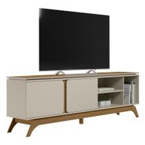 Rack Para Sala de TV 70 Polegadas 200cm Nice L06 Nature/Off - Mpozenato