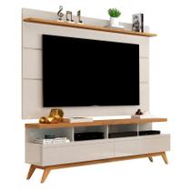 Rack para Sala e Painel para TV 65 Sala Grade Retro Vivare Wood 1,60 Giga Moveis - Giga Móveis