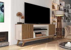Rack Para Sala Estar Malibu Para Tv Até 60 Com 2 Portas - Giga Móveis Rack Para Sala Estar Malibu Para Tv Até 60 Com 2 Portas - Giga Móveis