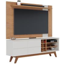 Rack Para Sala Makai Com Painel Para Tv 70 Pol Lara C04 Freijó Off White Matte - Lyam Decor