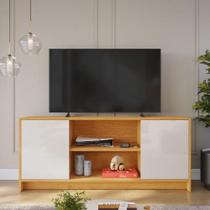 Rack Para Sala Quarto Com Nicho Espaçoso E Prateleira TV Até 40 Polegadas Life JM3 Móveis