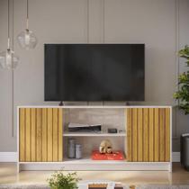 Rack Para Sala Quarto Com Nicho Espaçoso E Prateleira TV Até 40 Polegadas Life JM3 Móveis