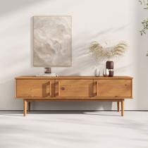 Rack Para Sala TV 55 Estreito 145 cm Madeira Freijó TECCA