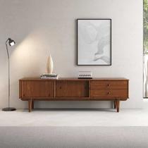 Rack Para Sala TV 75 Madeira 2 Gavetas Castanho 175 cm Simona