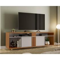 Rack para Sala TV até 70 NT1290 Notável Móveis, Freijó Trend/Off White