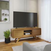 Rack para tv 1,50 com design inovador nature/off white