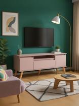 Rack para TV 150cm Retro Mdf Dallas - On Móveis Rack para TV 150cm Retro Mdf Dallas - On Móveis