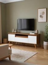 Rack para TV 150cm Retro Mdf Freijo Dallas - On Móveis