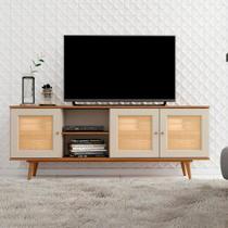 Rack para TV 180cm Frentes com Palha Natural 100% MDF