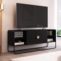 Rack para Tv 55 Polegadas 150cm 2 Portas Orgânico Pé Metal Luna Rack para Tv 55 Polegadas 150cm 2 Portas Orgânico Pé Metal Luna